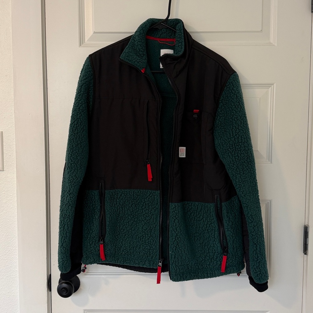 Topo Designs Black and Green Performance Jacket